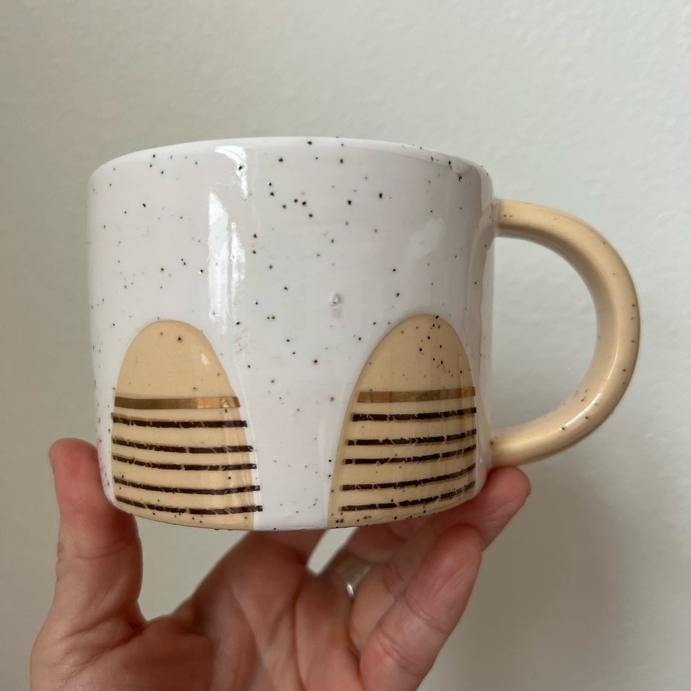 Cathy Terepocki Ceramics Speckled Modern Mug for Anthropologie Gift Collectible